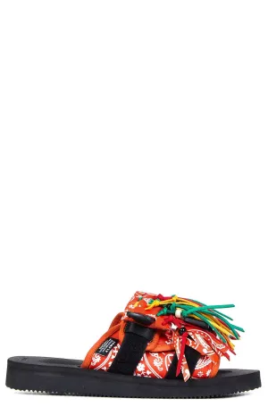 Alanui Bandana Printed Open-Toe Sandals