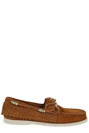 Alanui X Sebago Fringed Loafers