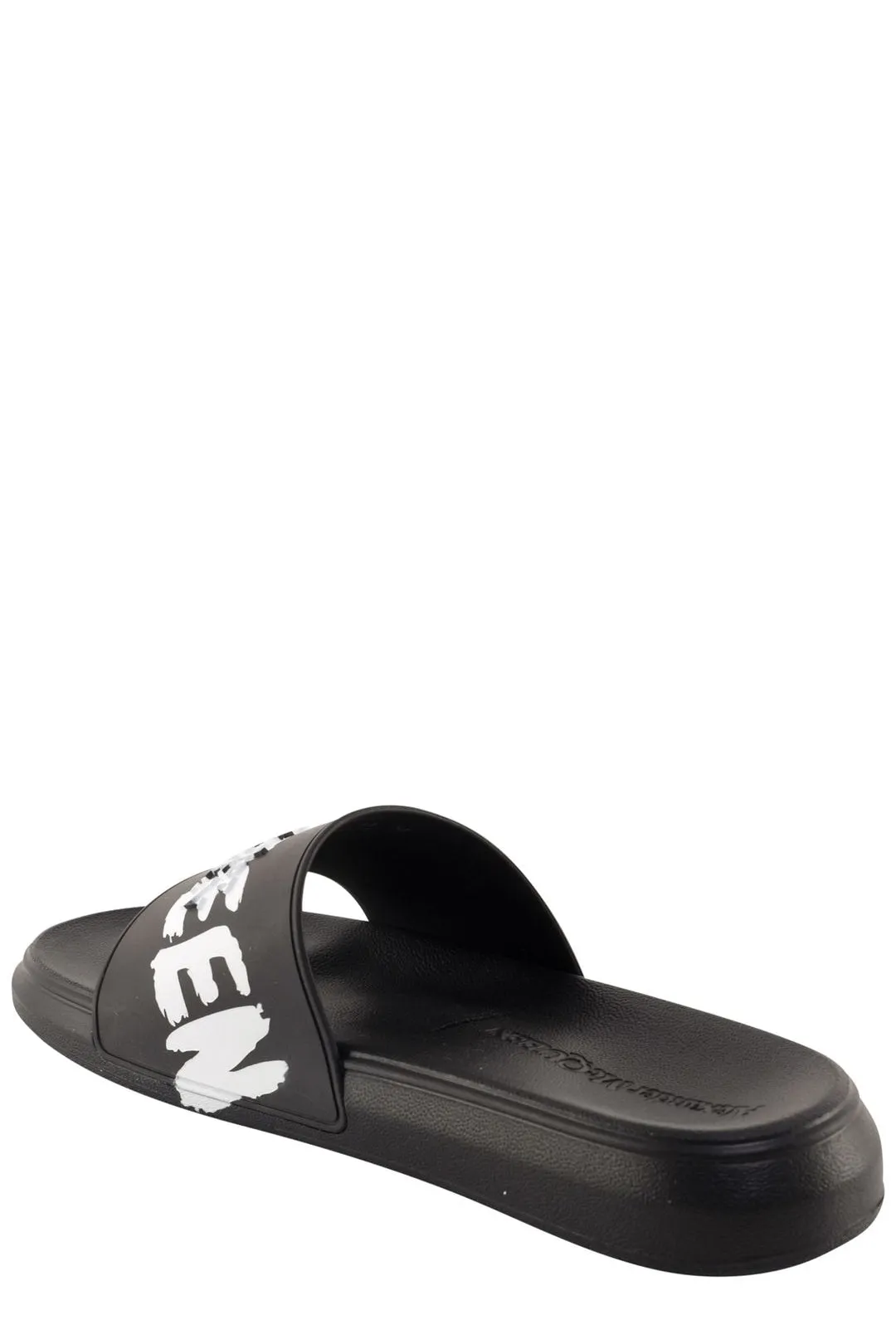 Alexander McQueen Graffiti Logo Slides