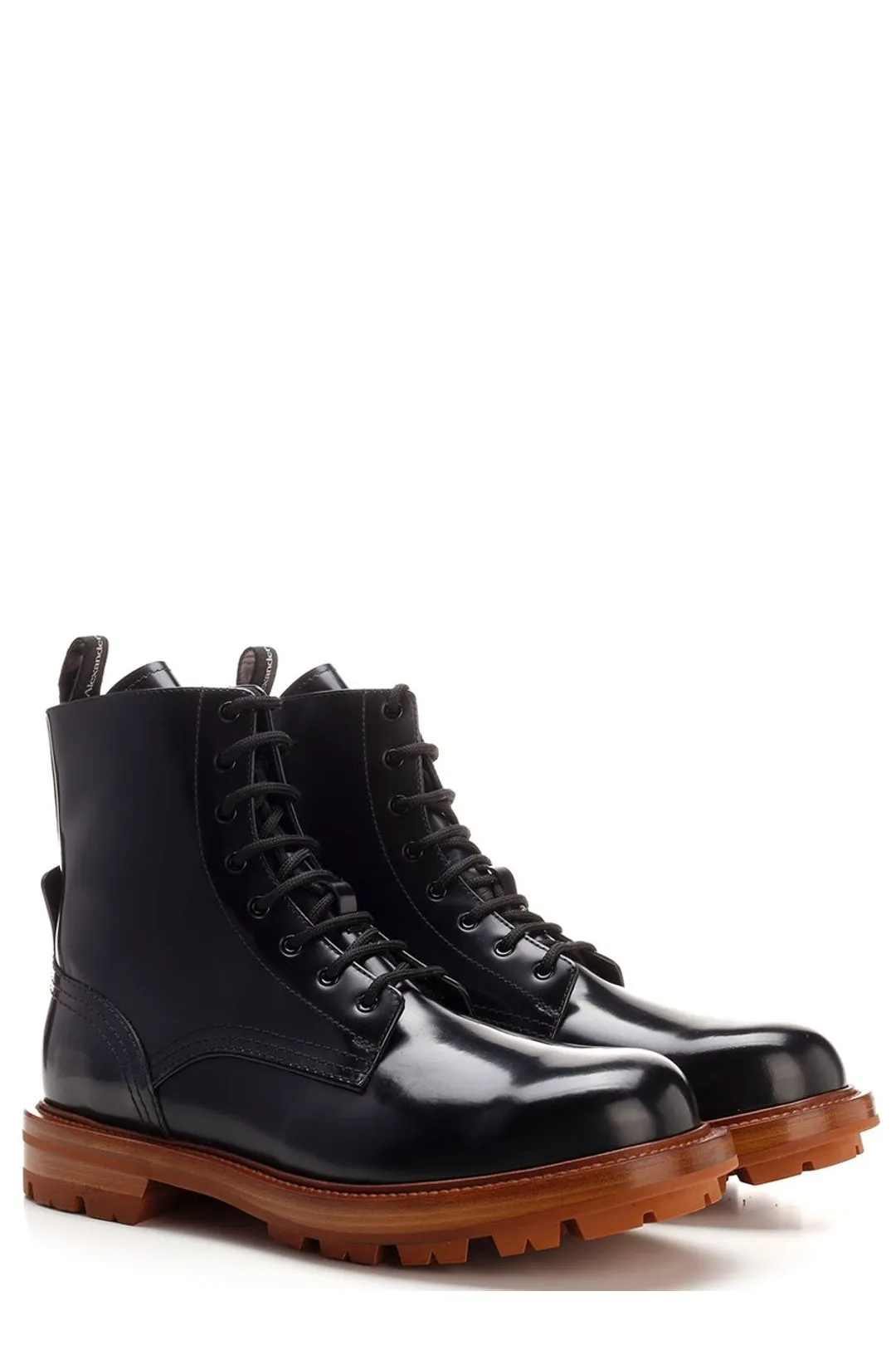 Alexander McQueen Lace-Up Ankle Boots