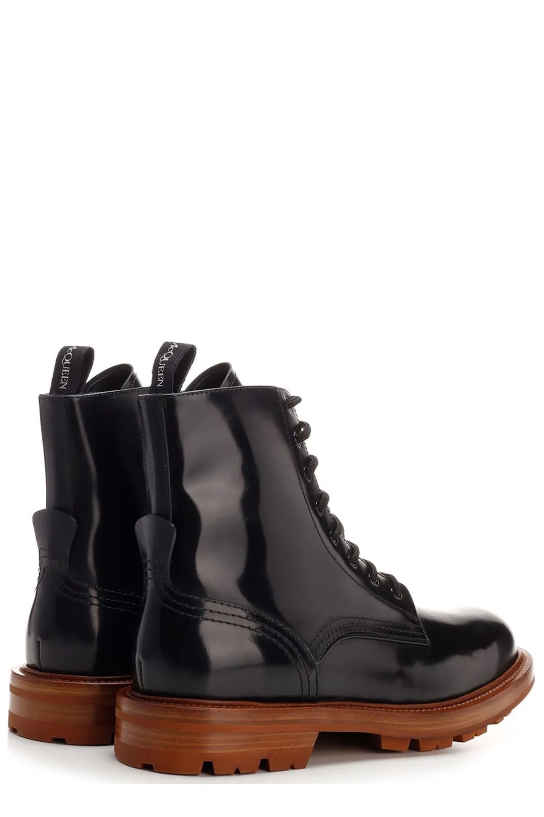 Alexander McQueen Lace-Up Ankle Boots