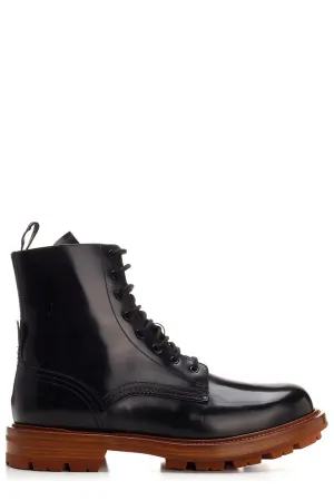 Alexander McQueen Lace-Up Ankle Boots