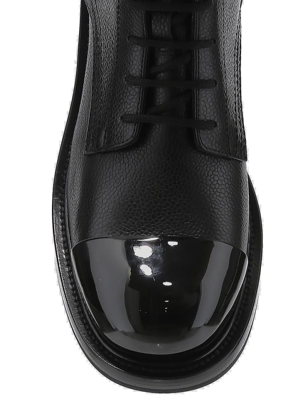 Alexander McQueen Lace-Up Combat Boots