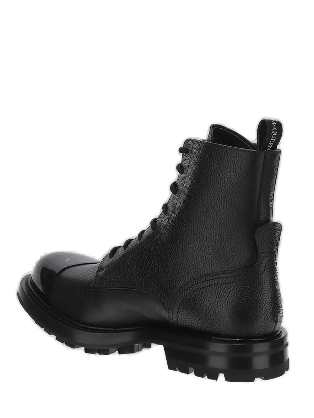 Alexander McQueen Lace-Up Combat Boots