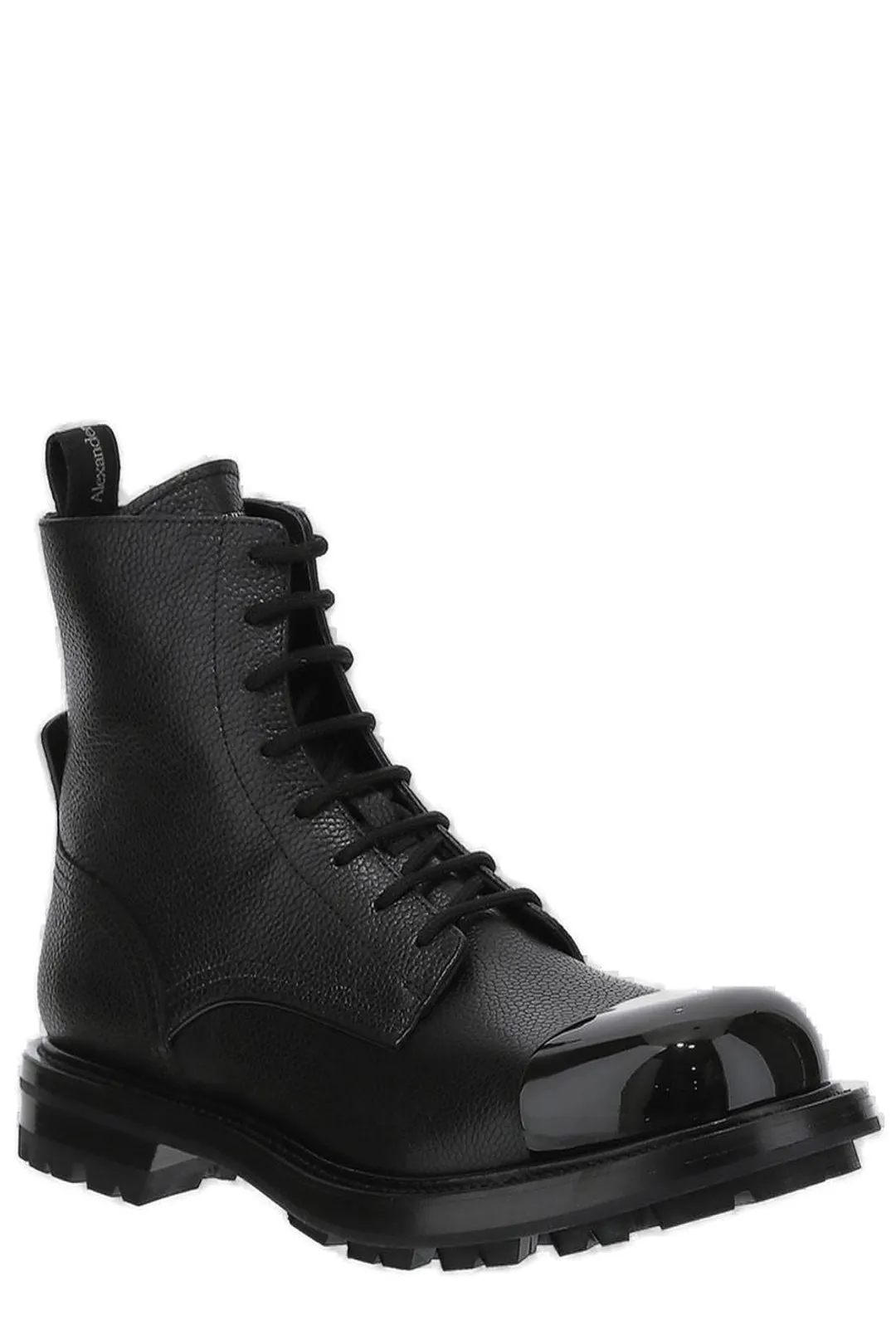 Alexander McQueen Lace-Up Combat Boots