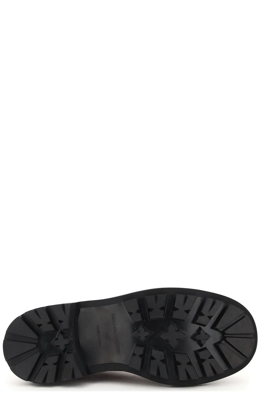 Alexander McQueen Round Toe Lace-Up Shoes