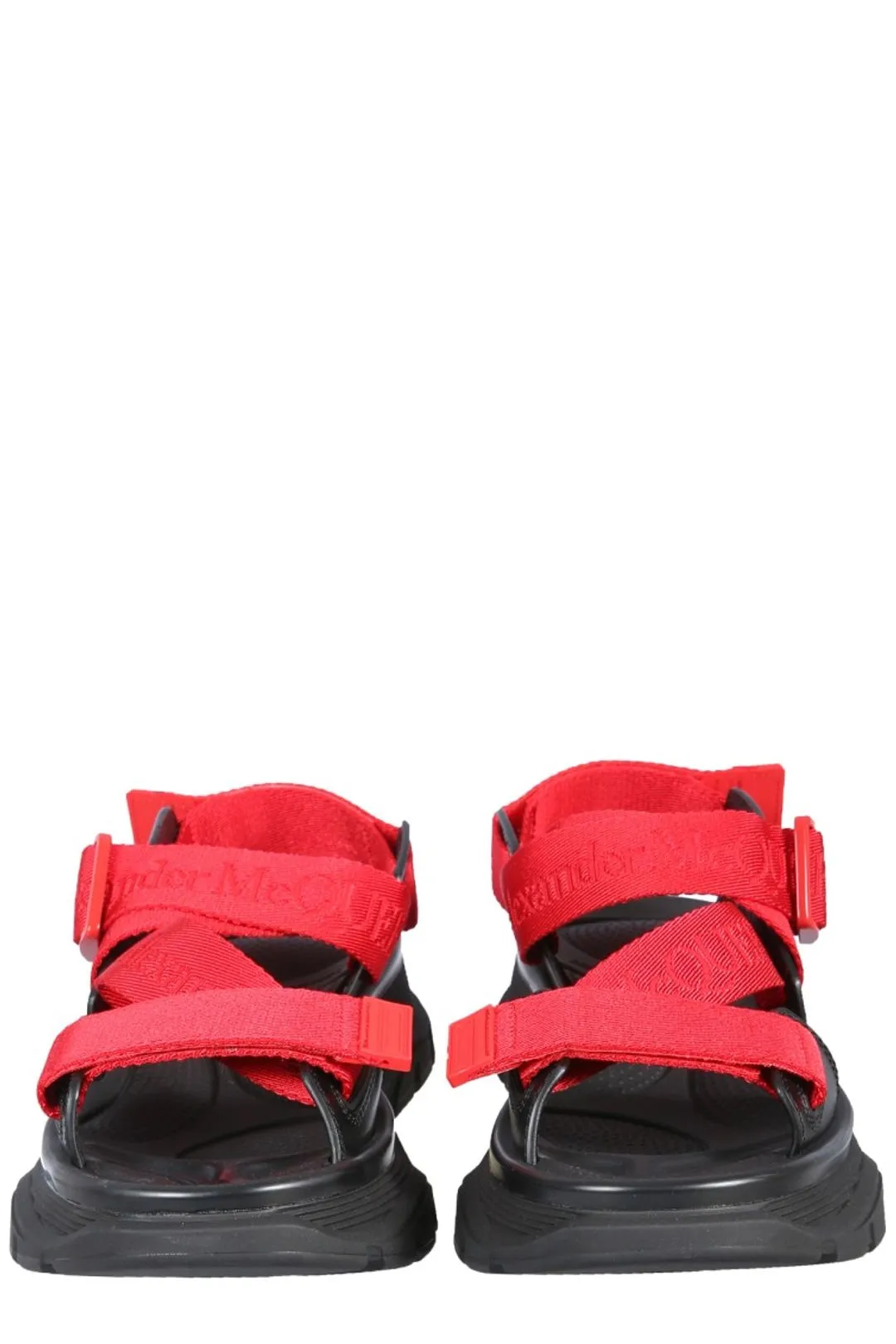 Alexander McQueen Touch Strap Sandals