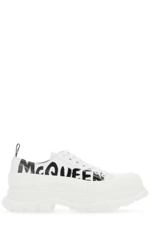 Alexander McQueen Tread Slick Graffiti Sneakers