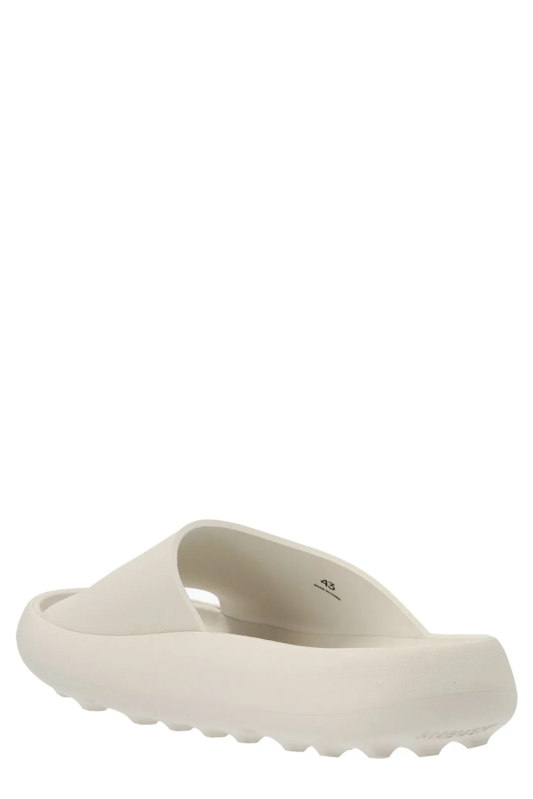 Ambush Logo Embossed Open Toe Slides