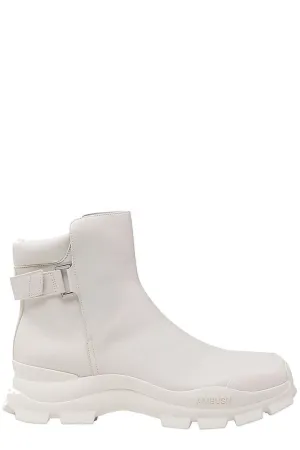 Ambush Logo Embossed Square Toe Boots