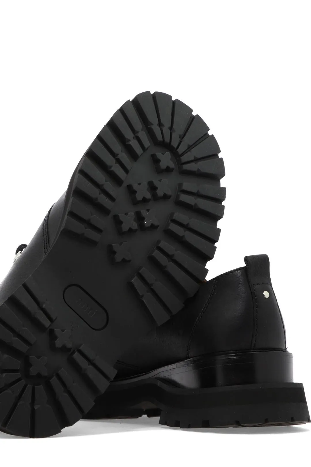 AMI Round Toe Lace-Up Shoes