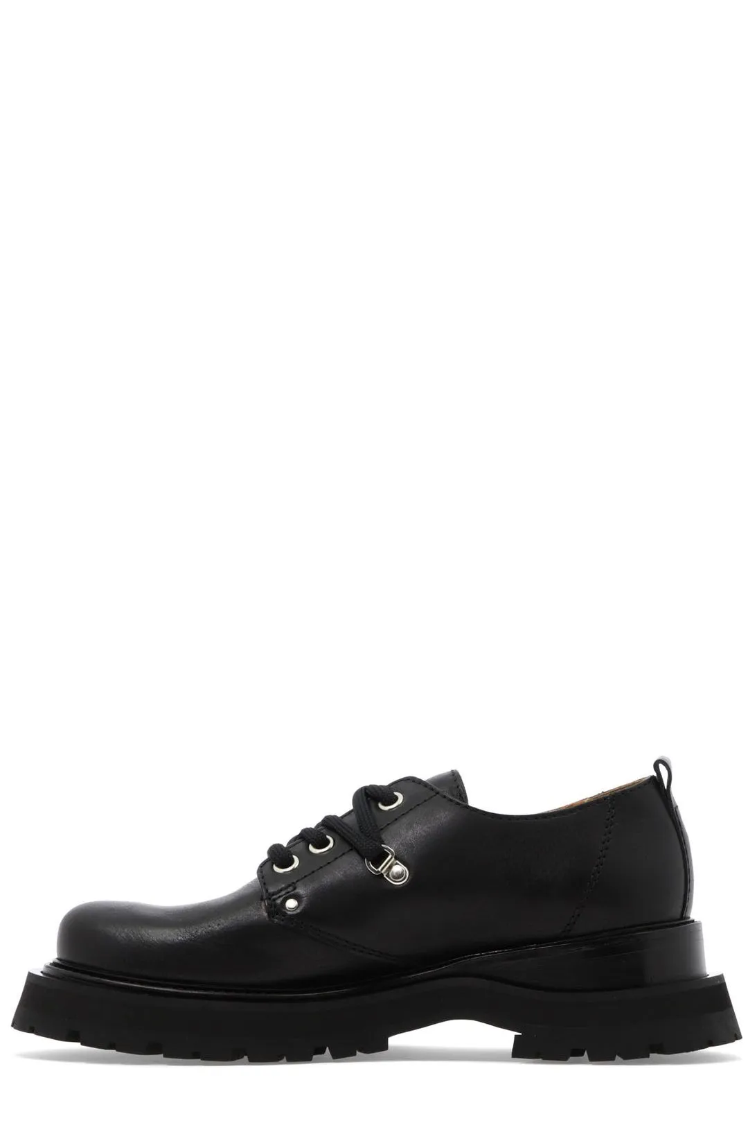 AMI Round Toe Lace-Up Shoes