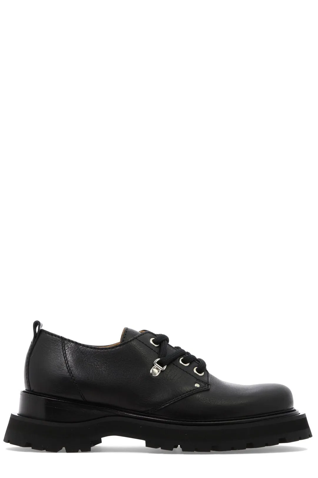 AMI Round Toe Lace-Up Shoes