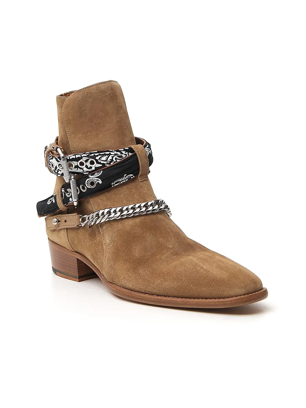 Amiri Bandana Buckle Boots