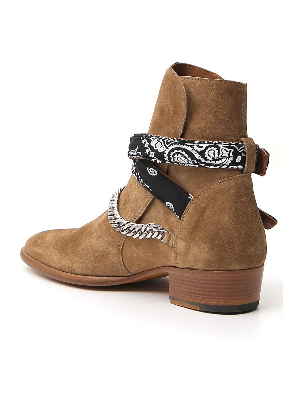 Amiri Bandana Buckle Boots