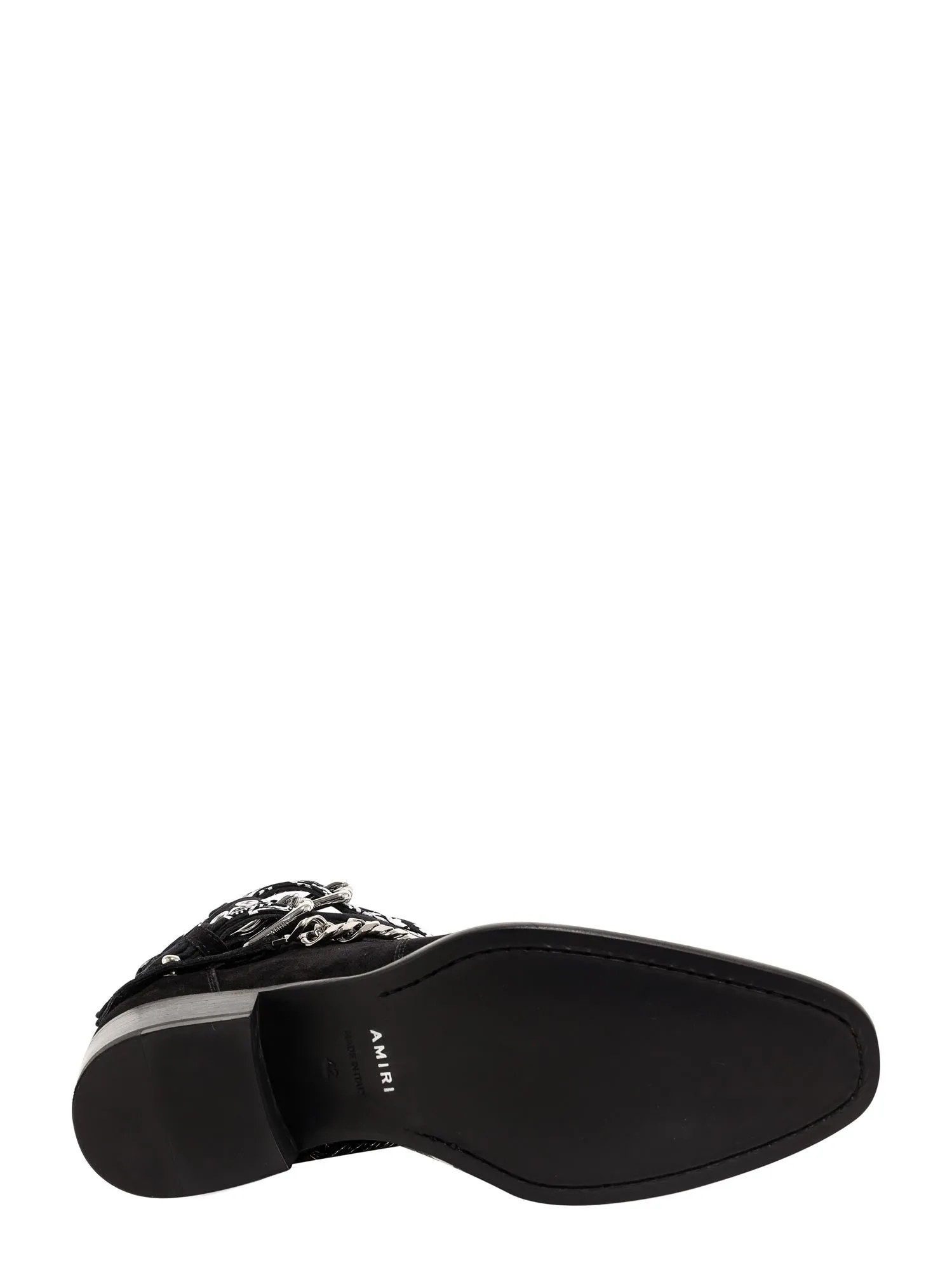 Amiri Buckled Ankle Boots