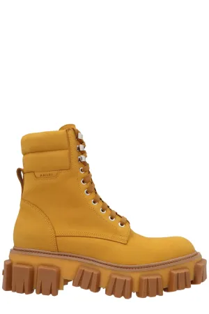 Amiri Lug Sole Lace-Up Combat Boots