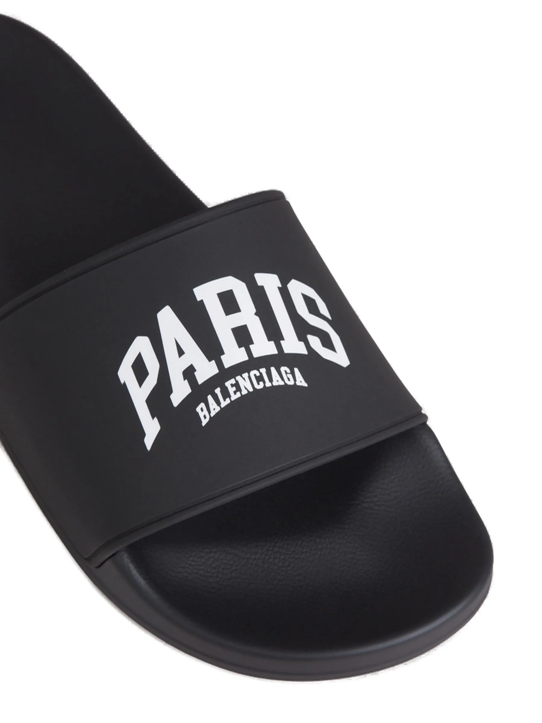 Balenciaga Cities Paris Logo Printed Sandals