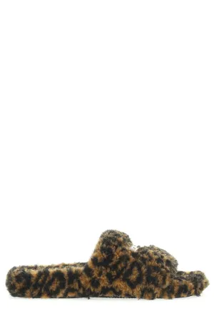 Balenciaga Furry Slide Sandals