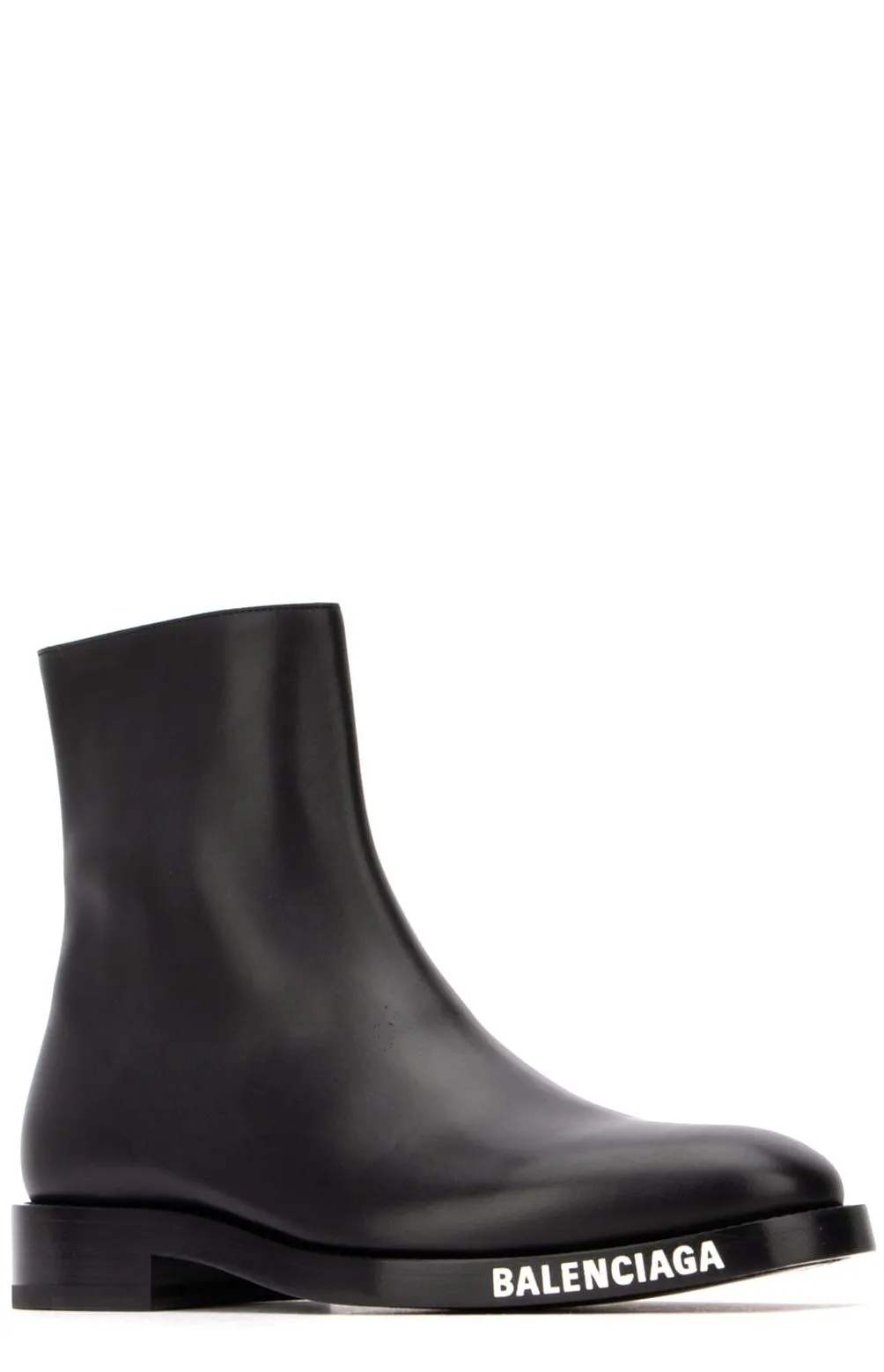Balenciaga Logo Sole Ankle Boots
