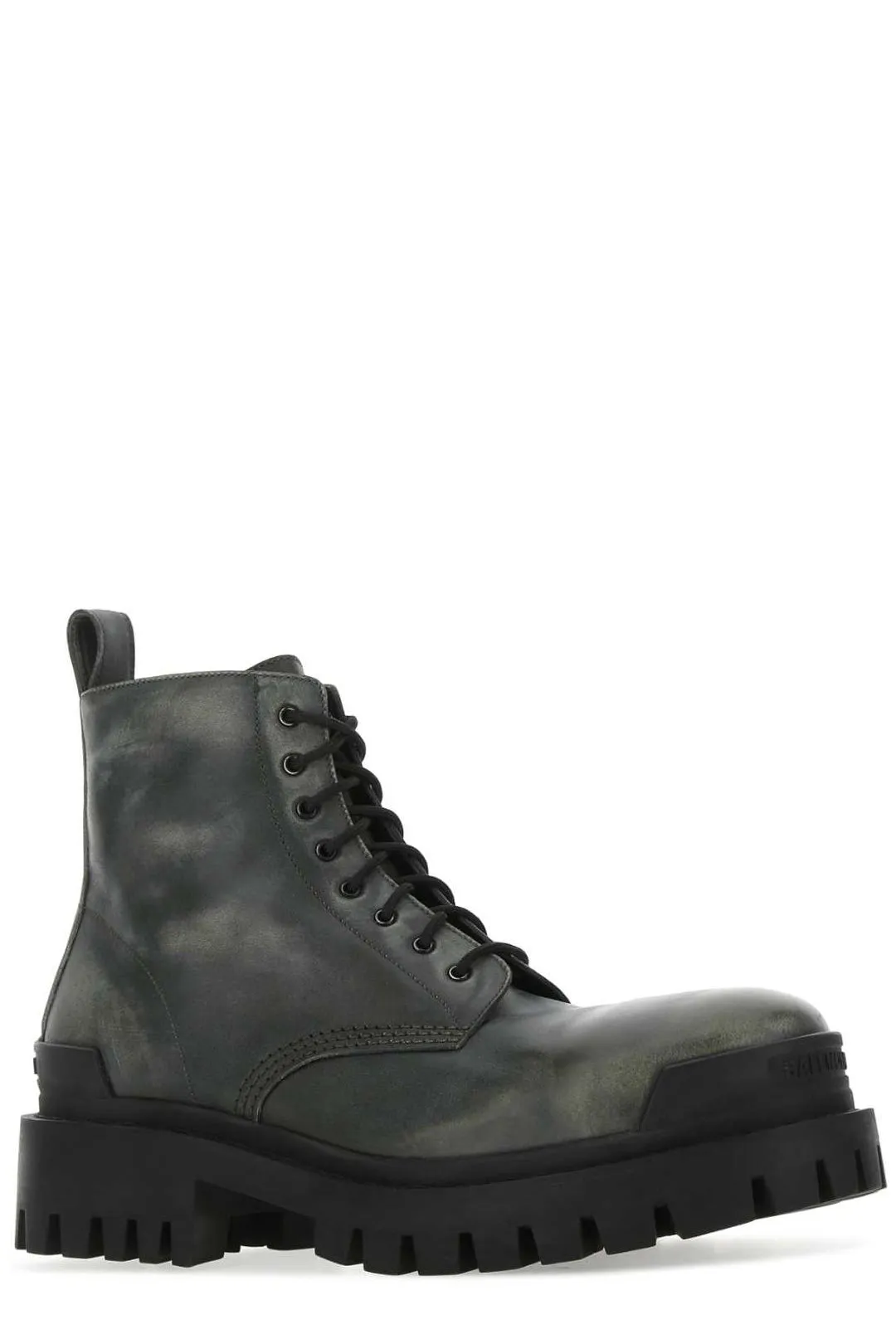 Balenciaga Strike Aged Effect Boots