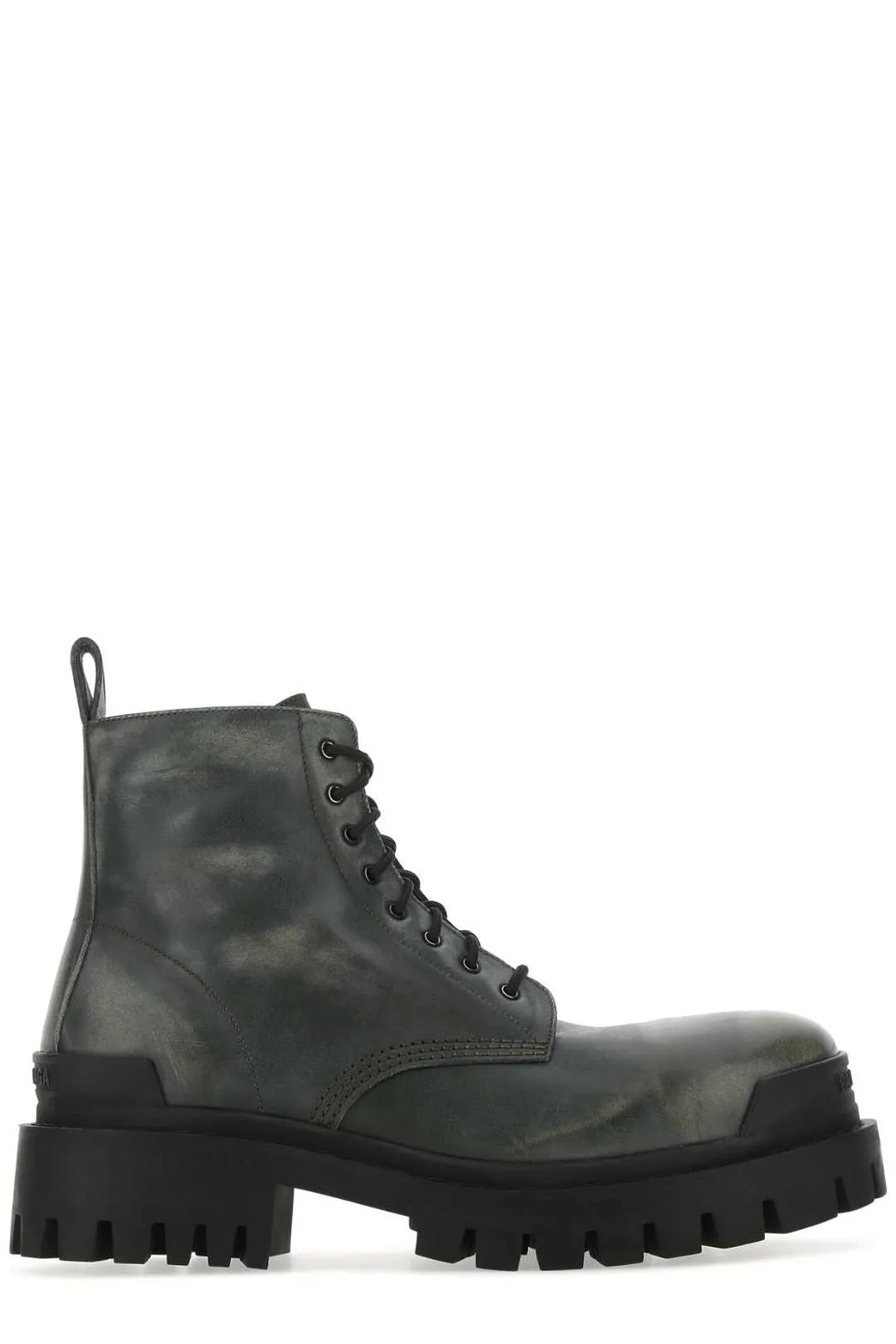 Balenciaga Strike Aged Effect Boots
