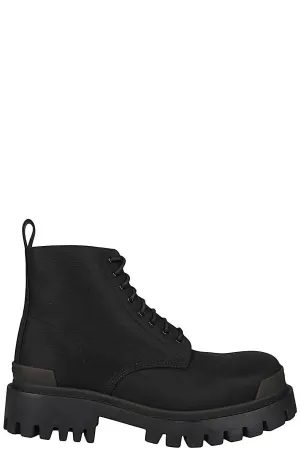 Balenciaga Strike Lace-Up Boots