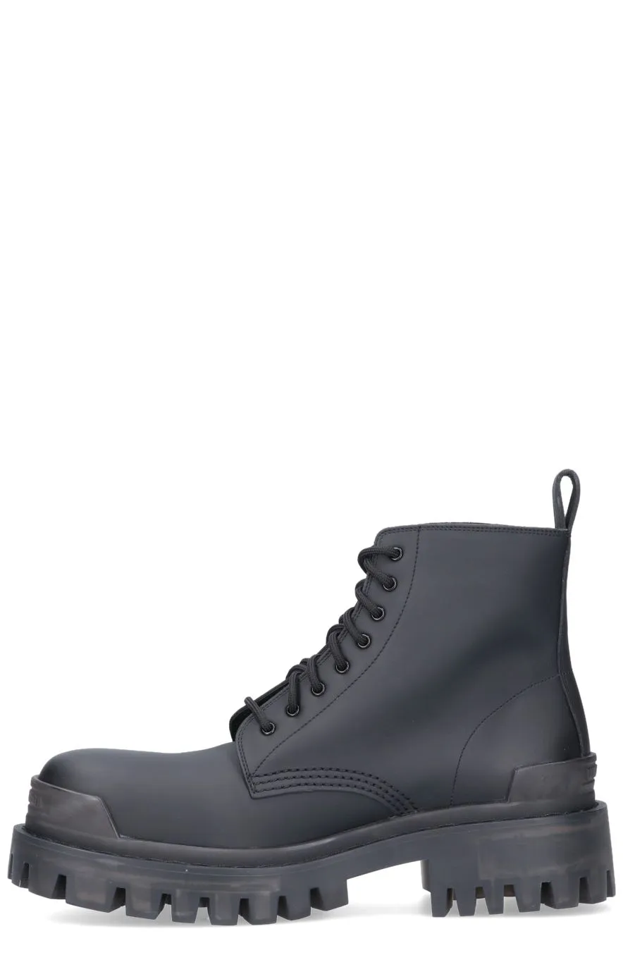 Balenciaga Strike Lace-Up Boots