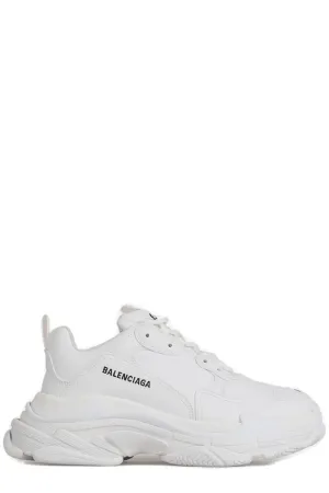 Balenciaga Triple S Lace-Up Sneakers