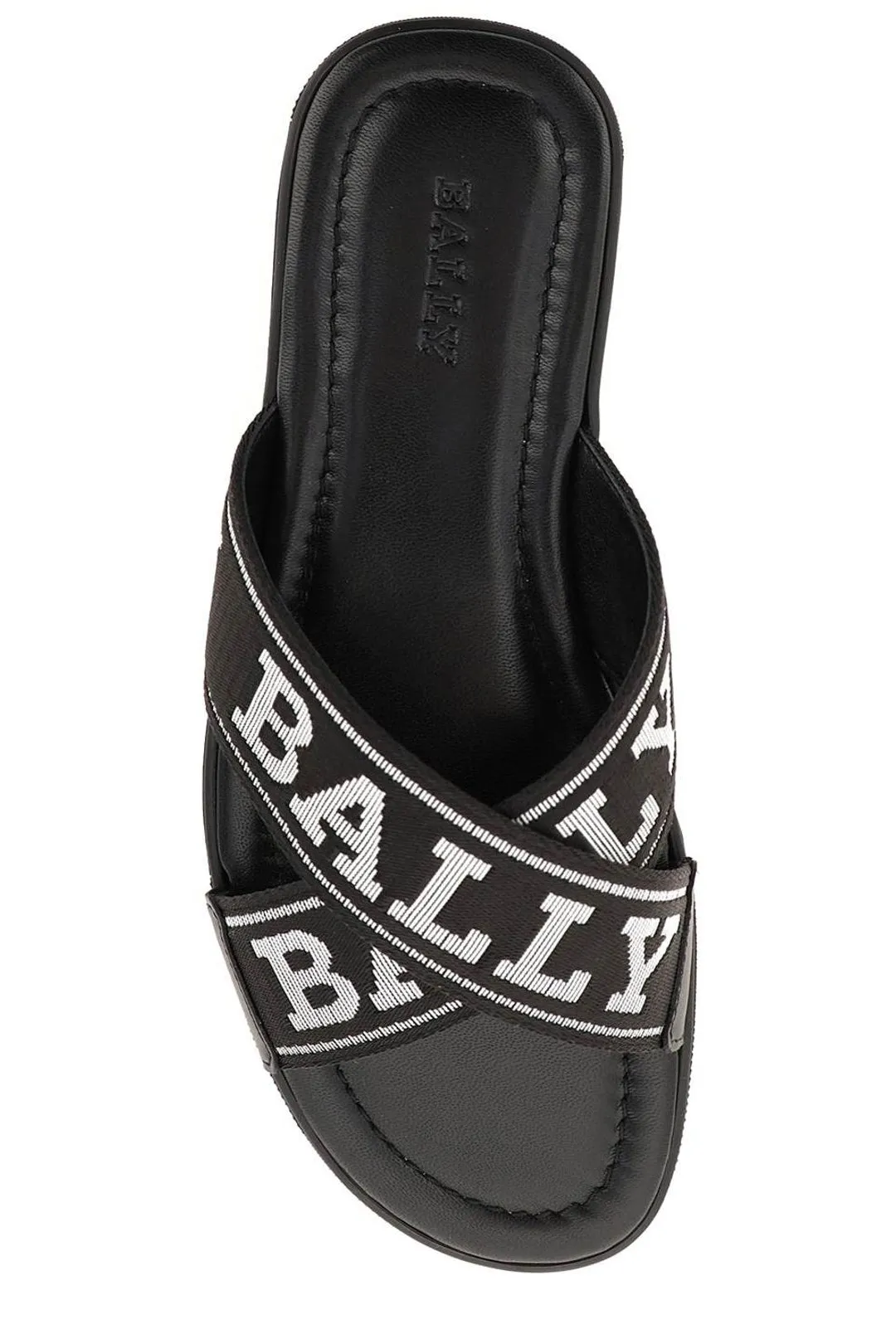 Bally Cross Logo Band Slides