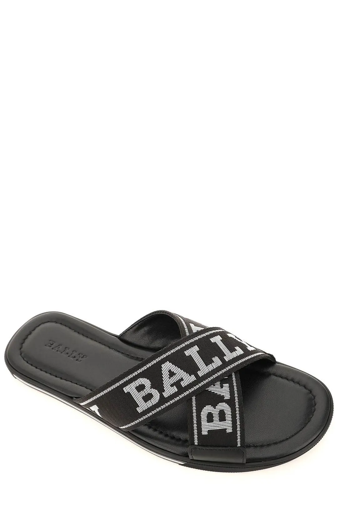Bally Cross Logo Band Slides