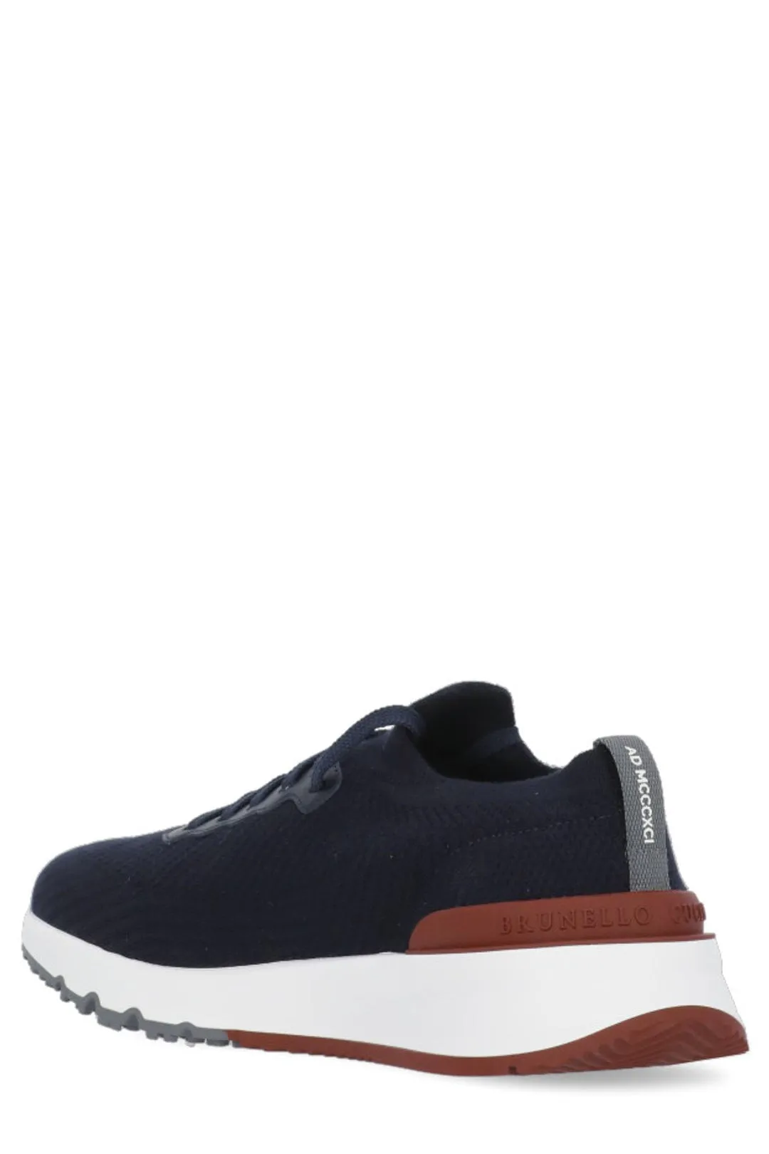 Brunello Cucinelli Knitted Lace-Up Sneakers