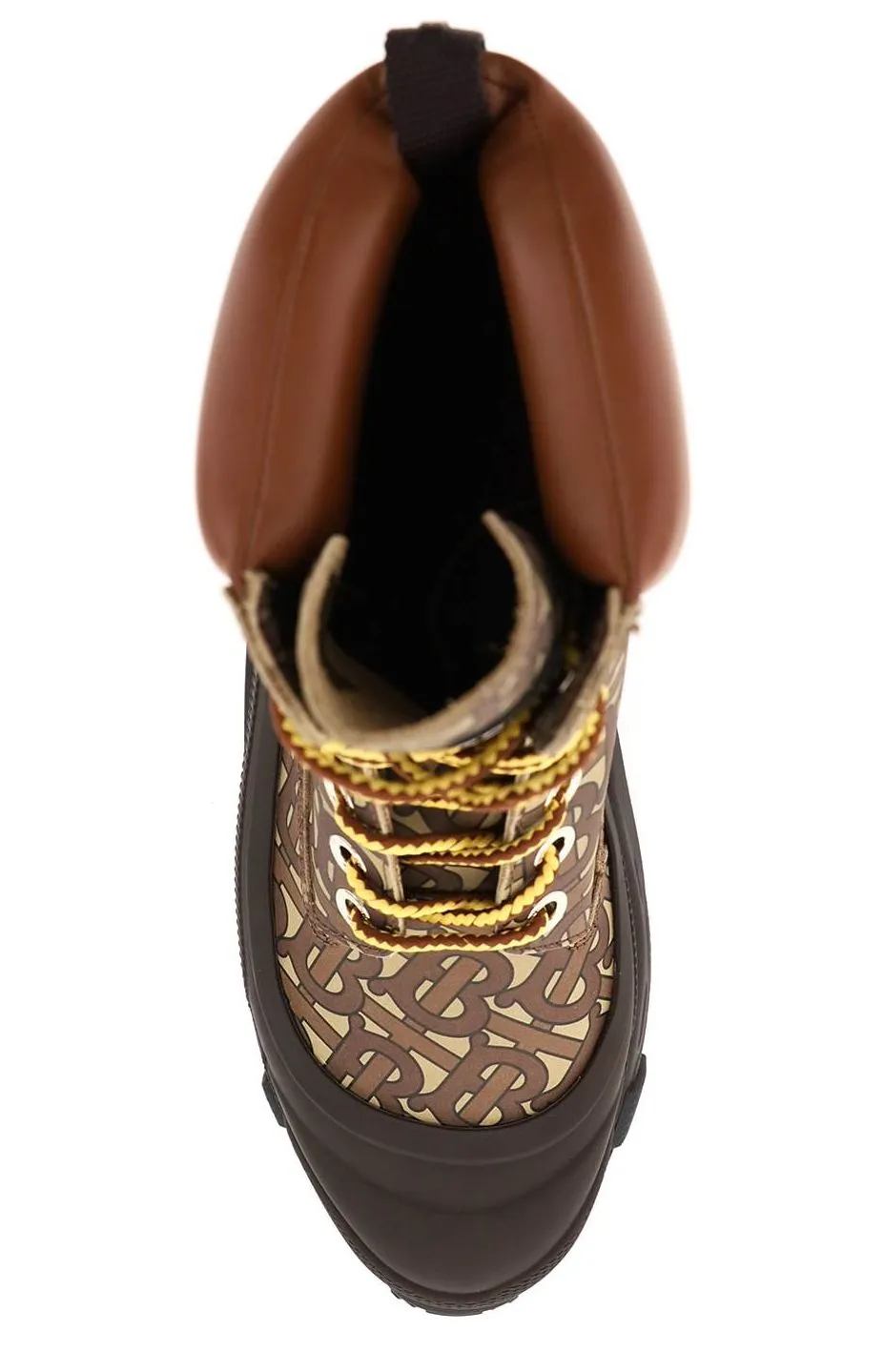 Burberry Monogram Printed Lace-Up Boots