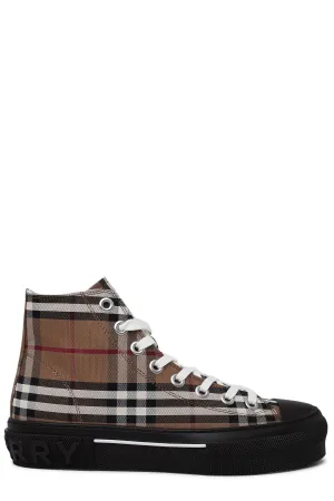 Burberry Vintage Check Lace-Up Sneakers