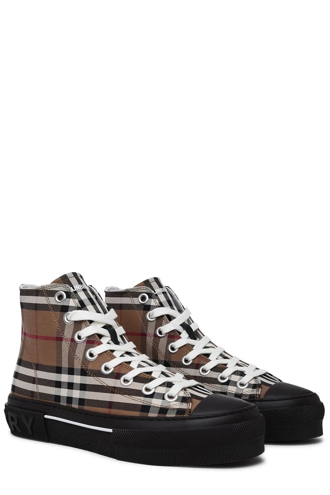 Burberry Vintage Check Lace-Up Sneakers