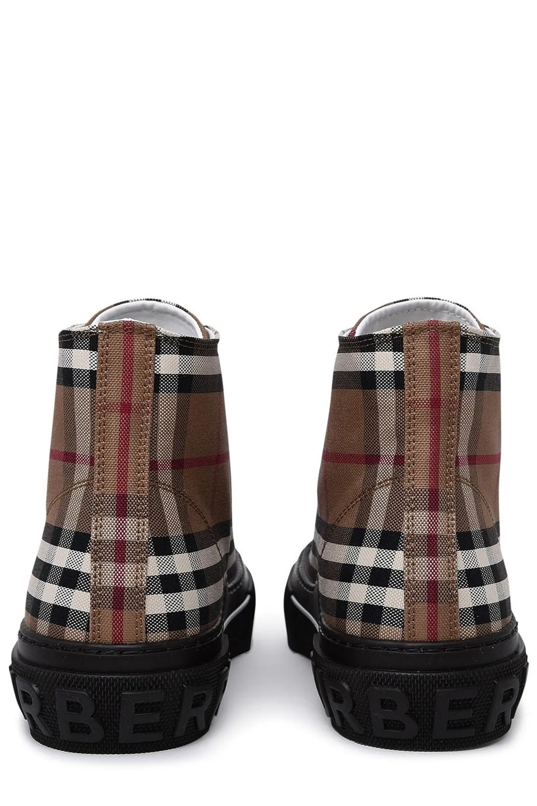 Burberry Vintage Check Lace-Up Sneakers