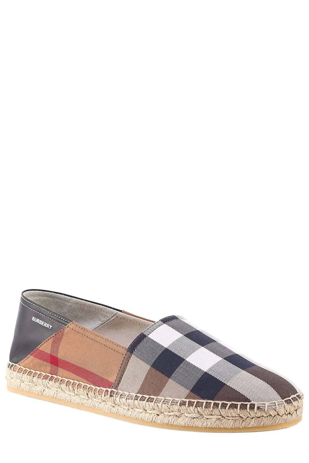 Burberry Vintage-Check Pattern Slip-On Espadrillas