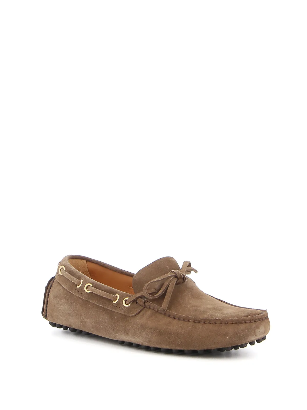 Car Shoe Lace-Detailed Loafers