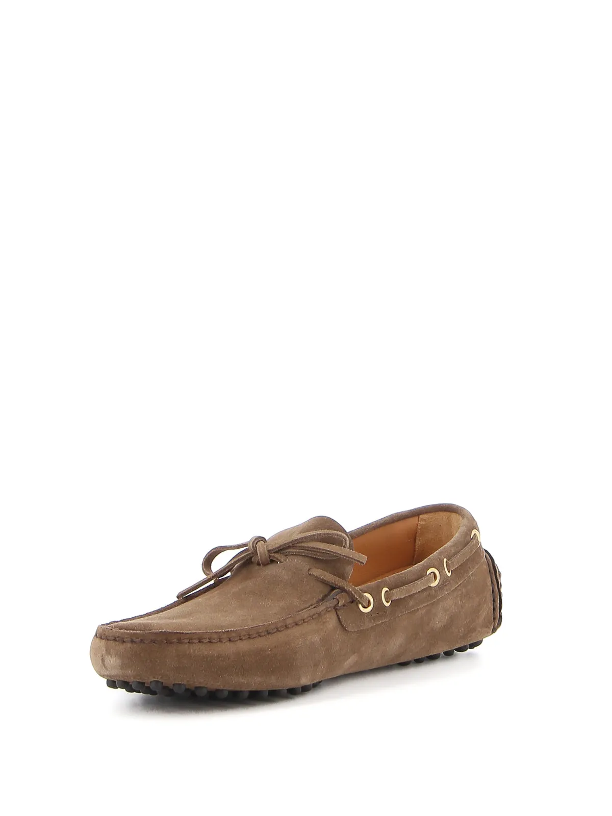 Car Shoe Lace-Detailed Loafers