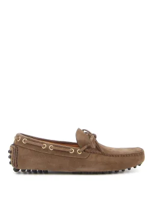 Car Shoe Lace-Detailed Loafers
