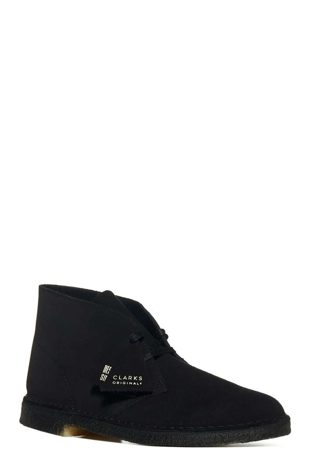Clarks Almond Toe Lace-Up Shoes