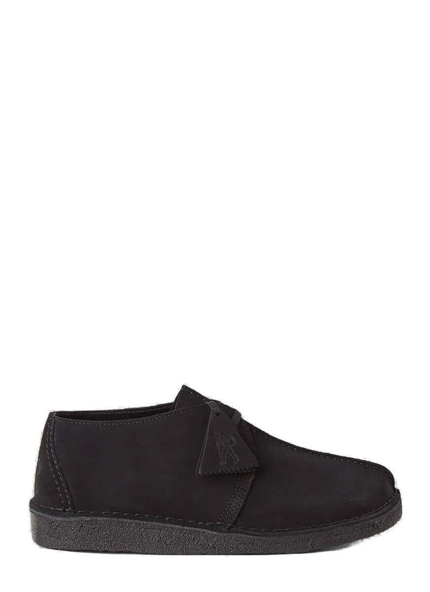 Clarks Desert Round Toe Lace-Up Shoes