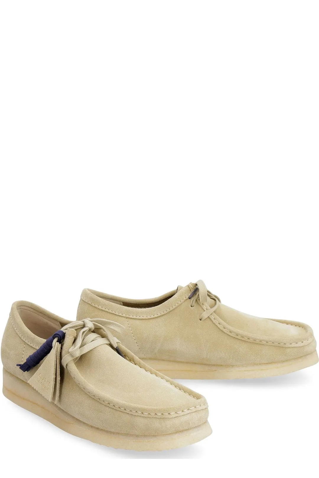 Clarks Maple Wallabee Square Toe Lace-Up Shoes