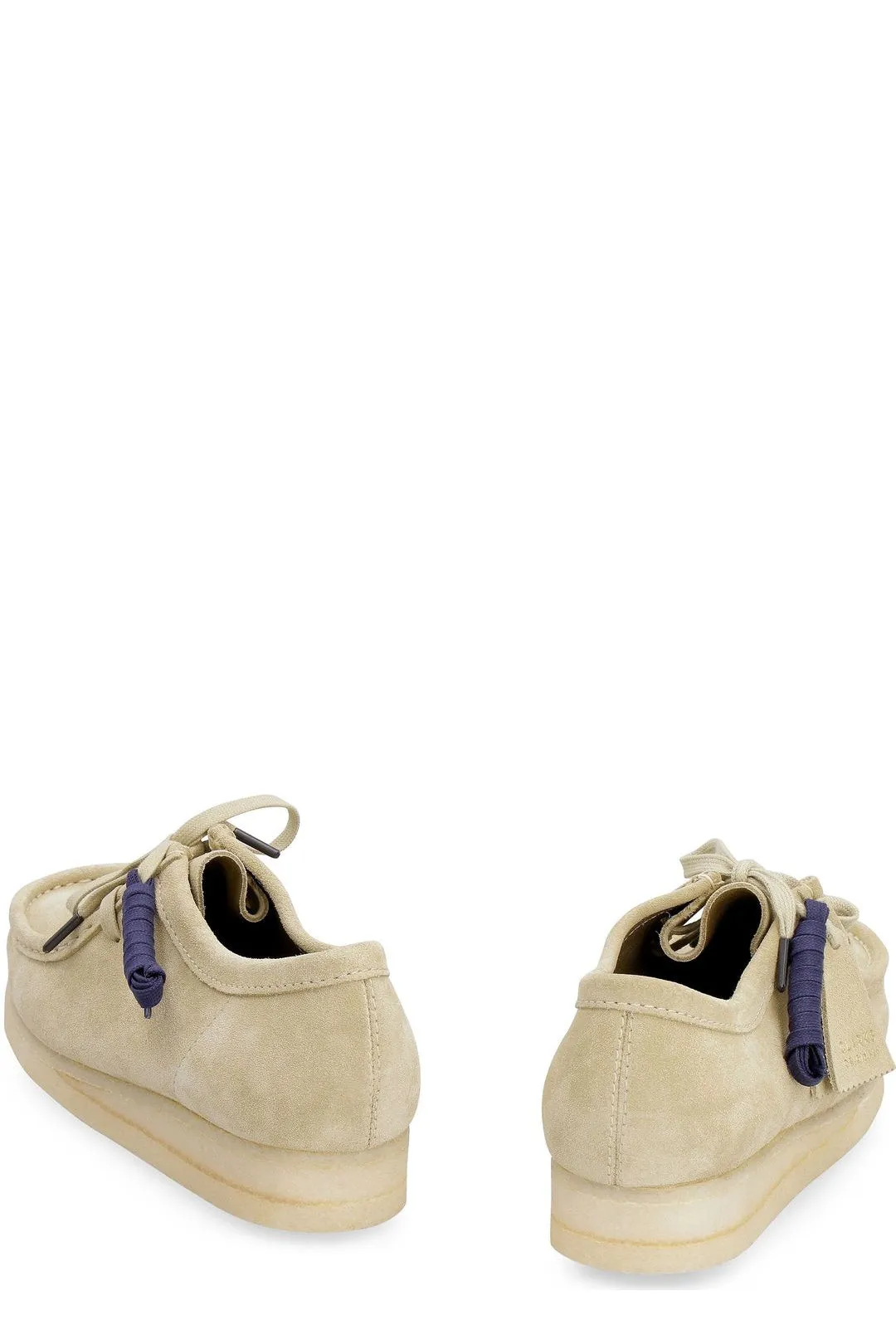 Clarks Maple Wallabee Square Toe Lace-Up Shoes