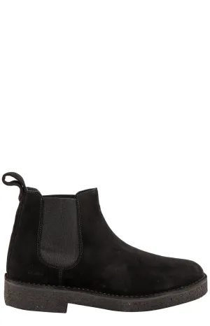 Clarks Round Toe Ankle Boots