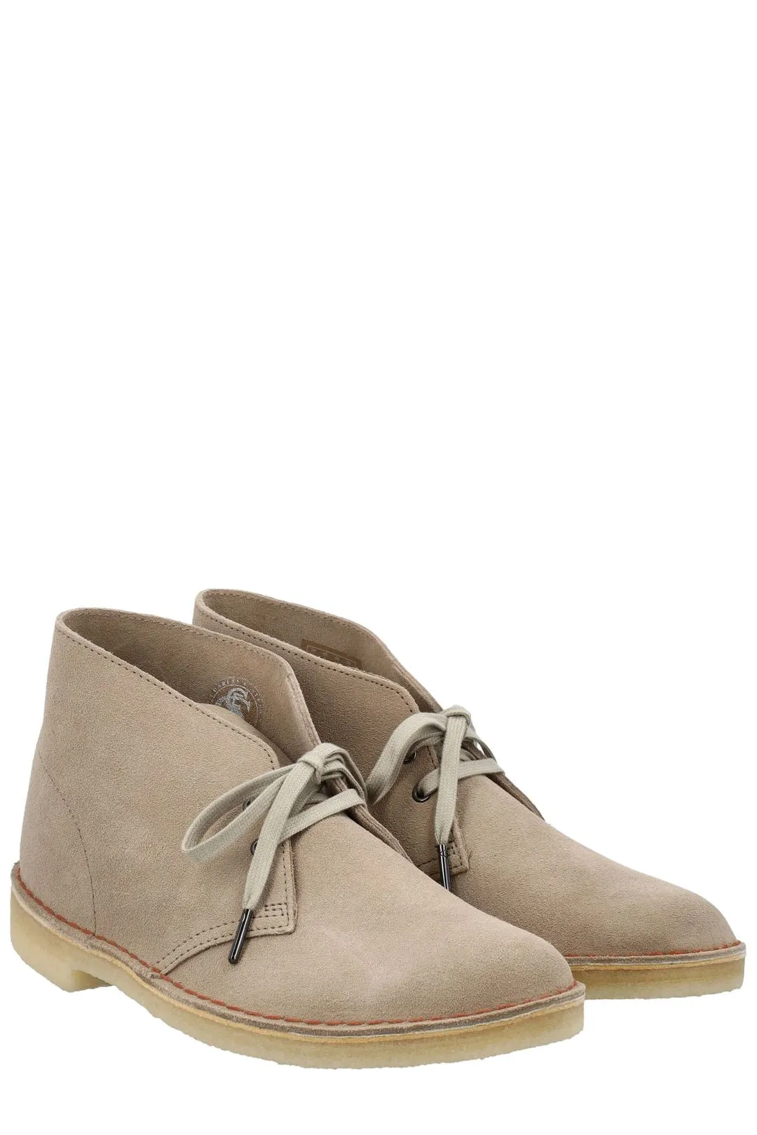 Clarks Round Toe Ankle Desert Boots