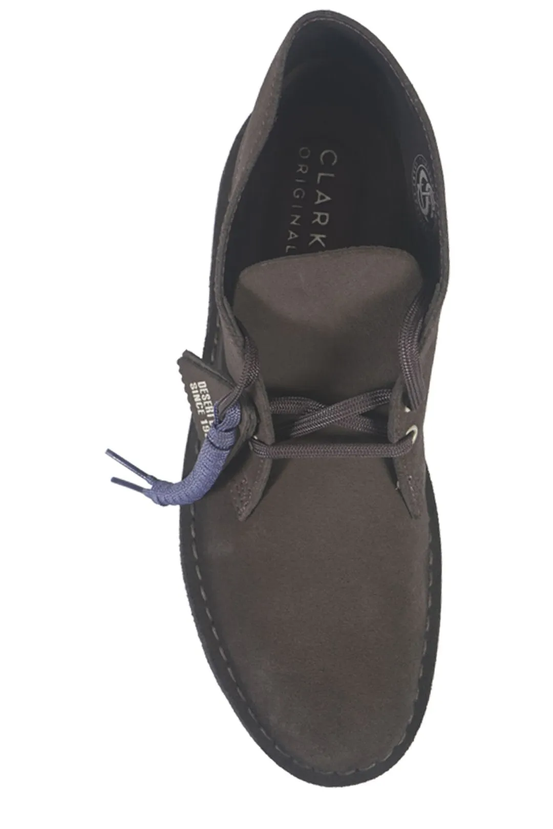 Clarks Round Toe Lace-Up Ankle Boots