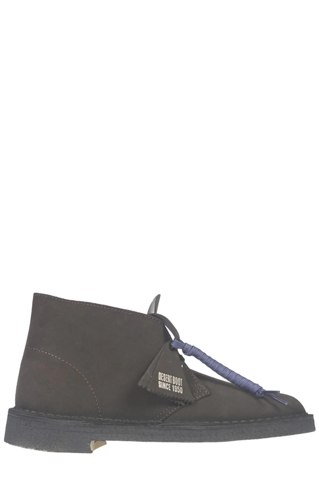Clarks Round Toe Lace-Up Ankle Boots