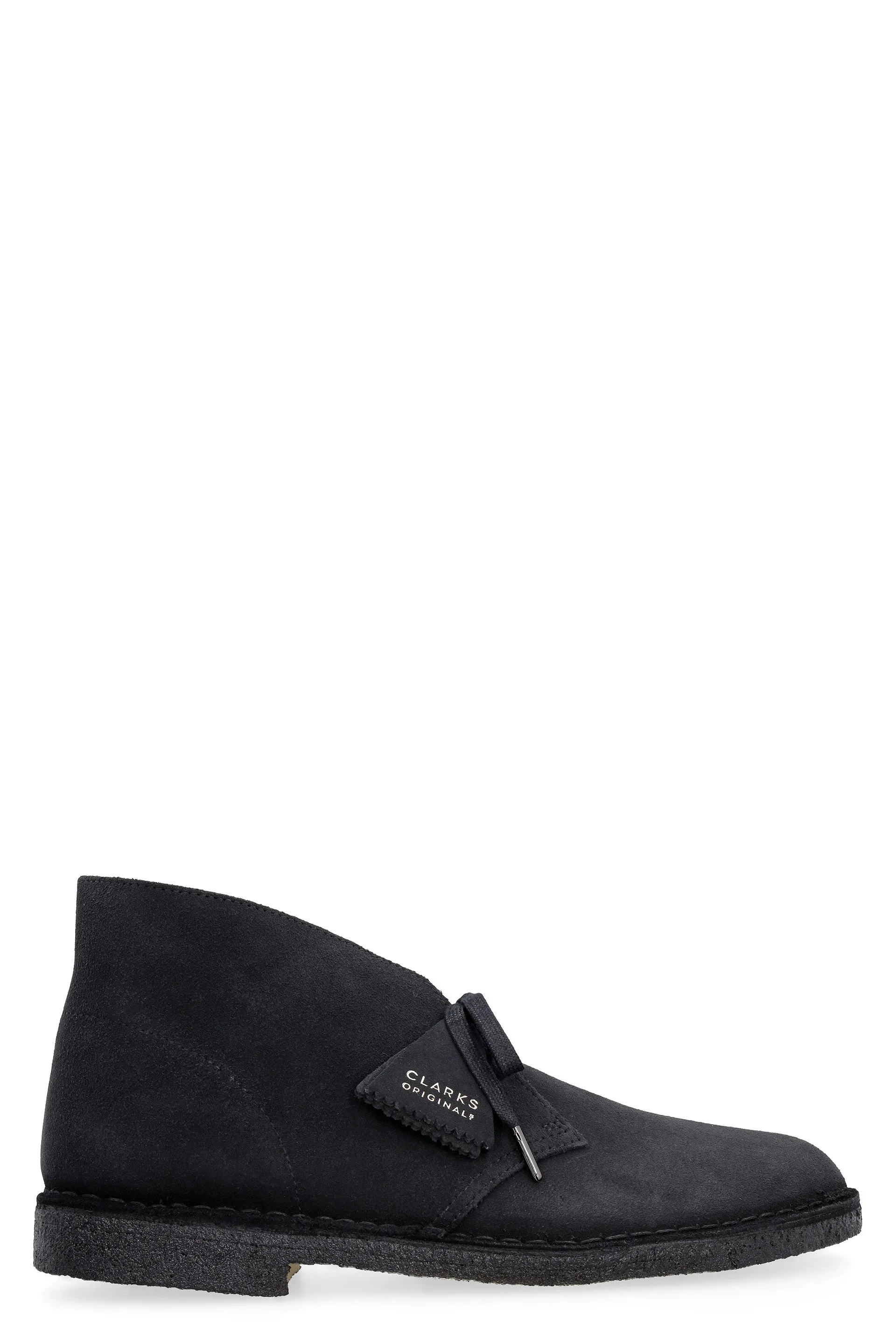 Clarks Round Toe Lace-Up Ankle Boots