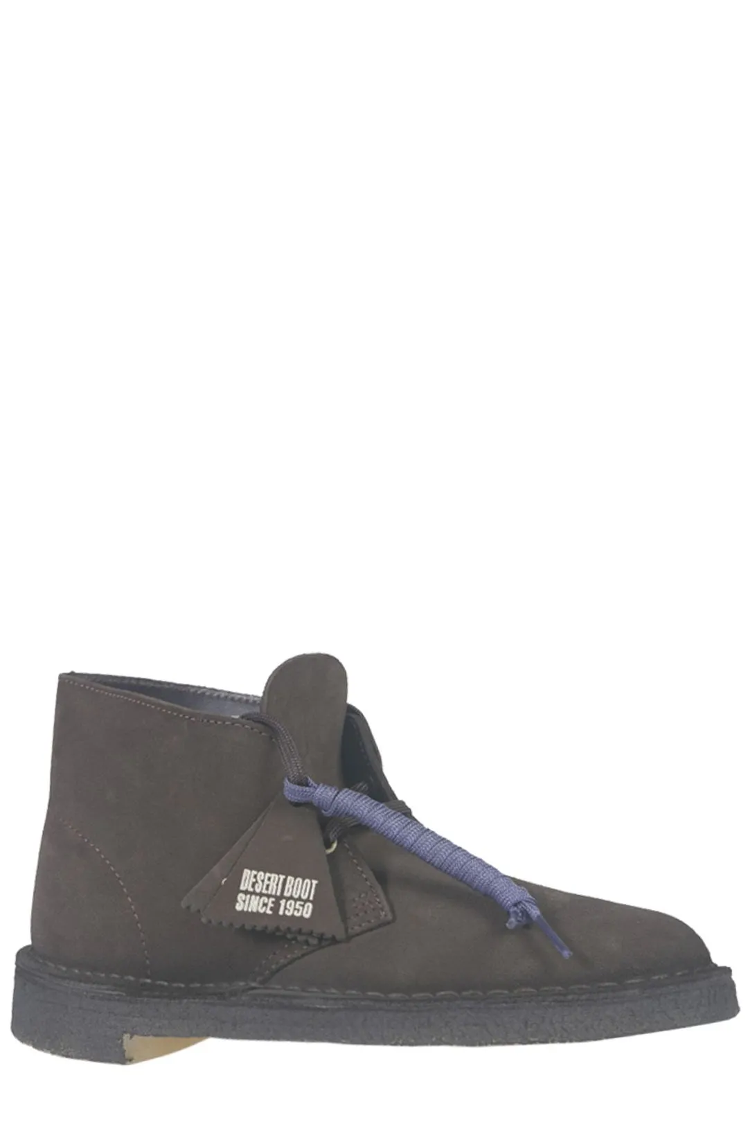 Clarks Round Toe Lace-Up Ankle Boots